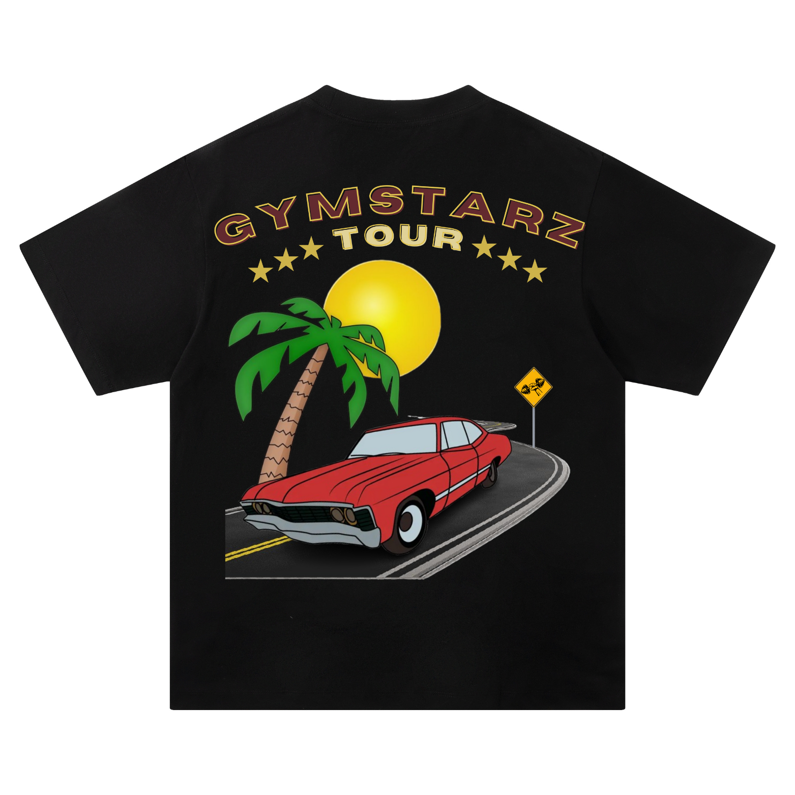 ON TOUR RED CAMISETA